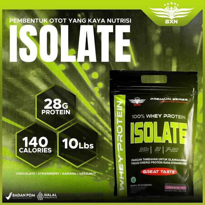 Bxn Whey Protein Isolate 10 lb Susu Supplement Fitness