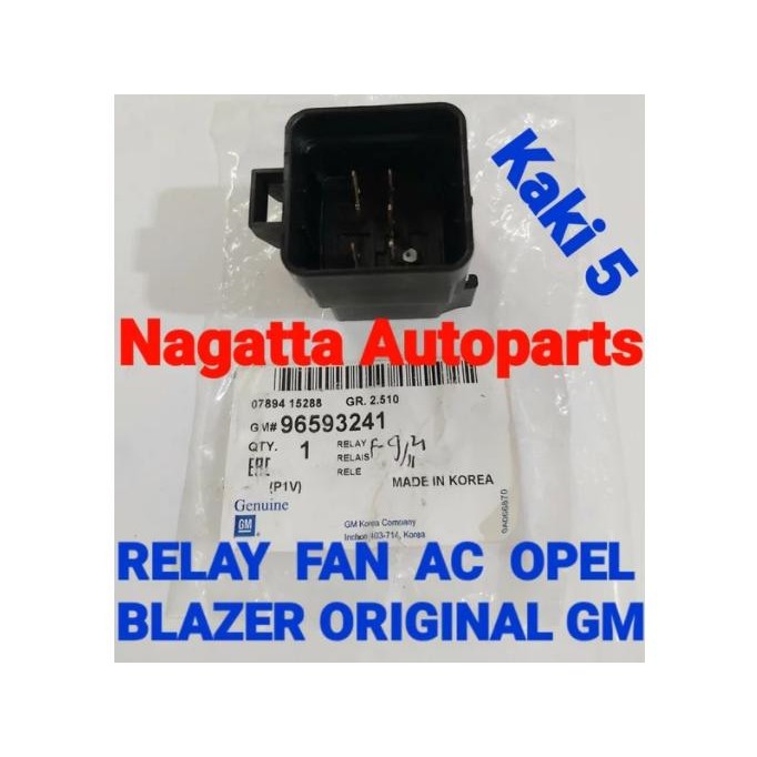 Soket Socket Relay Motor Fan Ac Kaki 5 Optra Opel Blazer Ori Gm Kode 043