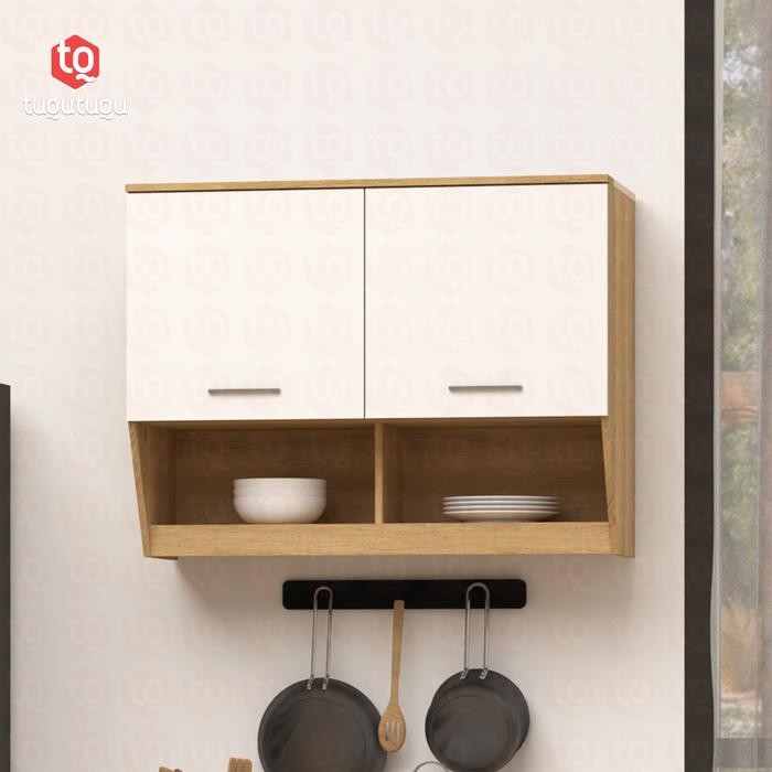 PREMIUM DERYL Lemari / Rak / Bufet Gantung Dapur Kitchen Wall Cabinet 2 Pintu