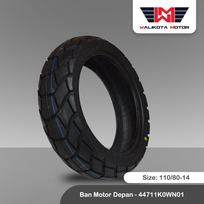 PREMIUM HONDA BAN MOTOR DEPAN 110/80-14M/C 53P TUBELESS UNTUK MOTOR ADV 150
