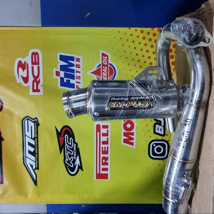 KENALPOT EM-PUSH RACING - ALL BEAT, ALL MIO, VARIO 110, SCOOPY DLL