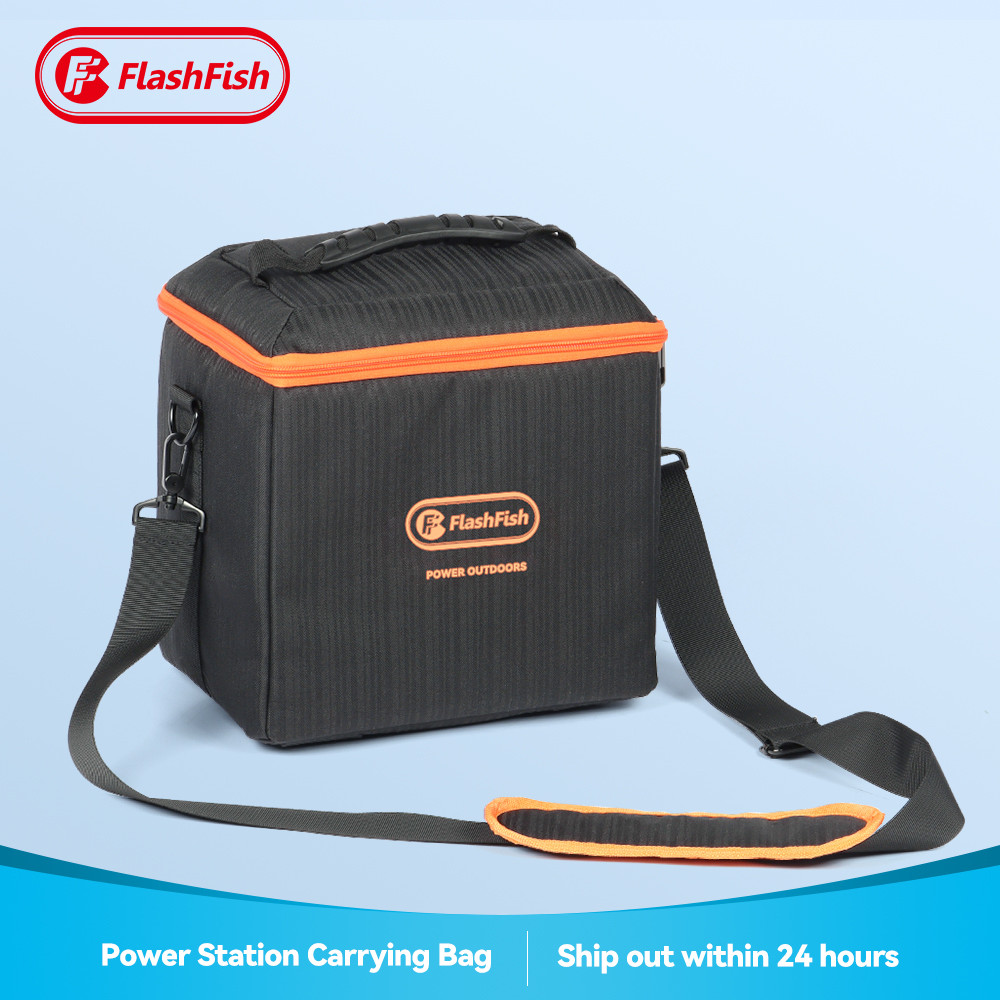 FlashFish Solar Battery Bag For Power Station Solar Generator