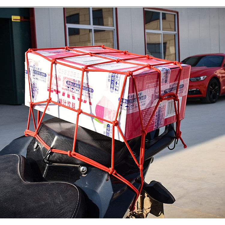 Jaring Bagasi Sepeda Motor Tas Bagasi Jaring Kargo Sepeda Motor Kait Kargo Jaring Bagasi Penyimpanan