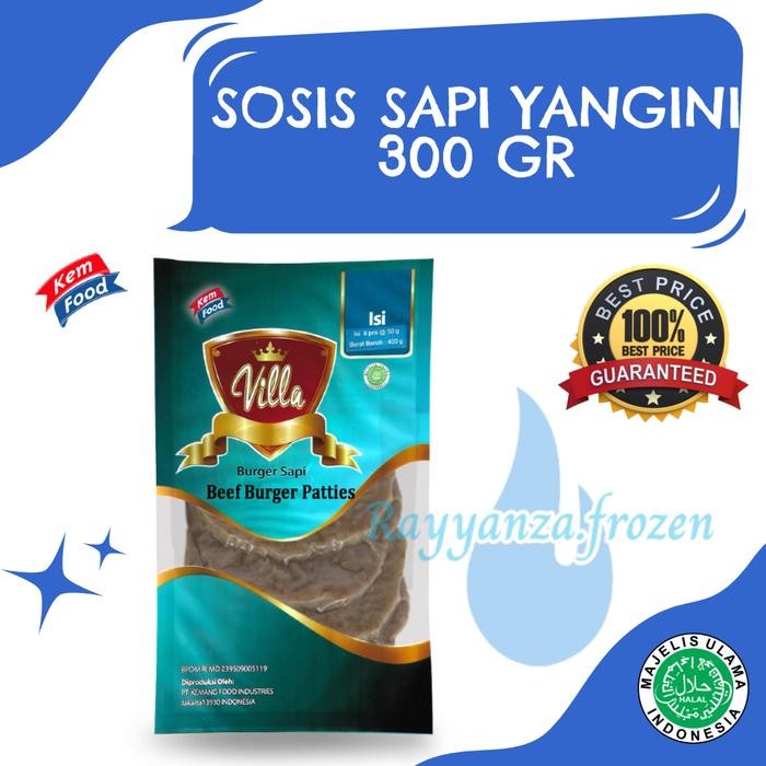 

Villa Beef Burger Patties isi 8pcs - 400 gr