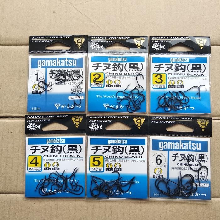 Kail Pancing Gamakatsu Chinu Black