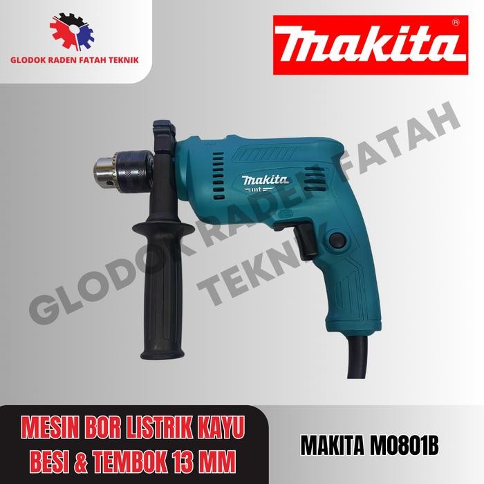 Makita M0801B Mesin Bor Listrik Makita 13Mm Impact M 0801 B M 0801B
