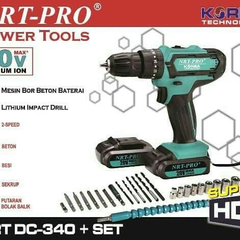 Mesin Bor Beton Cordless / Mesin Bor Baterai Charger