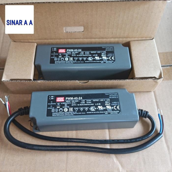 Power Supply Meanwell Pwm-40-24 / Powersupply Meanwell Pwm-40-24