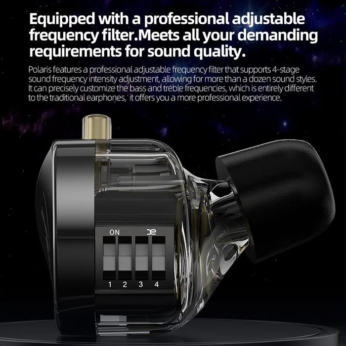 Cca Polaris With Mic Dual Cavity Dynamic Driver Hifi Noise Cancelling