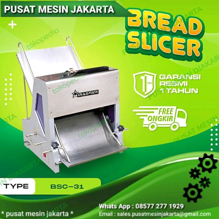 Bsc-31 Bread Slicer Mesin Pemotong Roti Wirastar