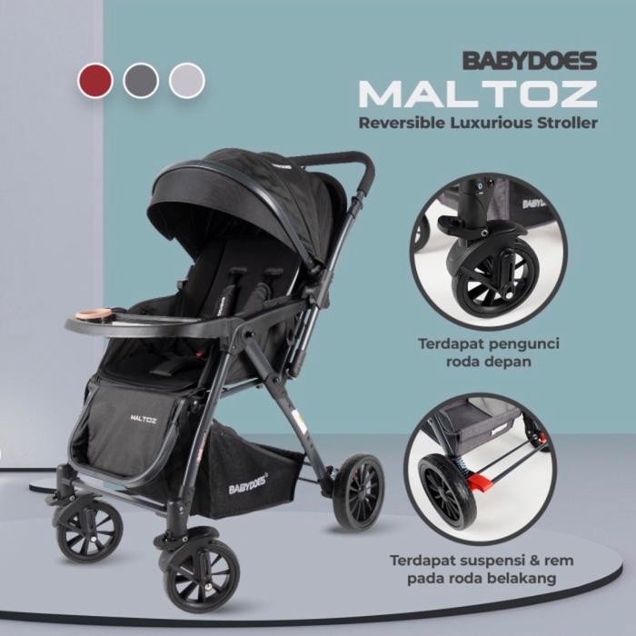 Stroller Babydoes Ch-Bl 821 Maltoz Reversible Kereta Dorong Bayi Dua Arah