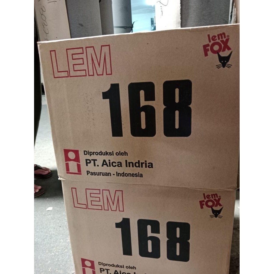 LEM 168 POLOS BLEK LEM FOX 168 LEM KUNING LEM KAYU 168 FOX POLOS