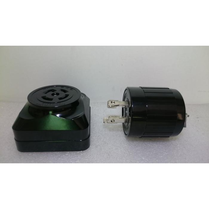 MEIKOSHA, MALE / FEMALE, 4 PIN LOCK 30A (30 AMP) PLUG/SOCKET 250V