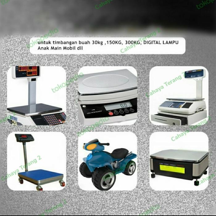 BATERAI TIMBANGAN DIGITAL 4V 4AH 30KG 150KG 300KG