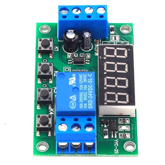 Relay Timer Display Modul Relay Delay Timer Dc 5/12V Adjustable