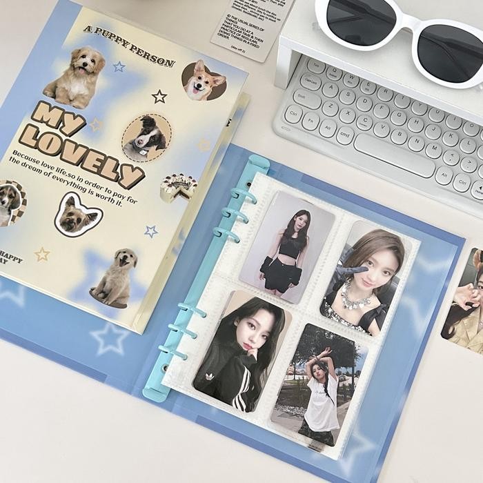 

[HARU] Y2K PET DESIGN A5 COVER BINDER 6 RING BINDER A5 VERSI Y2K LUCU GEMES KODE 434