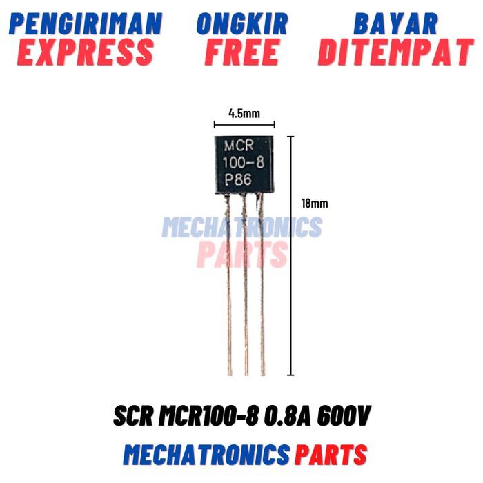 Scr Mcr100-8 0.8A 600V Mcr100