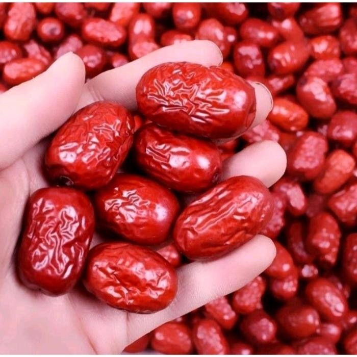 

SALE !!! 1KG 1 KG 1000 G GR GRAM ANGCO BIJI KURMA MERAH CINA UKURAN BESAR READYY