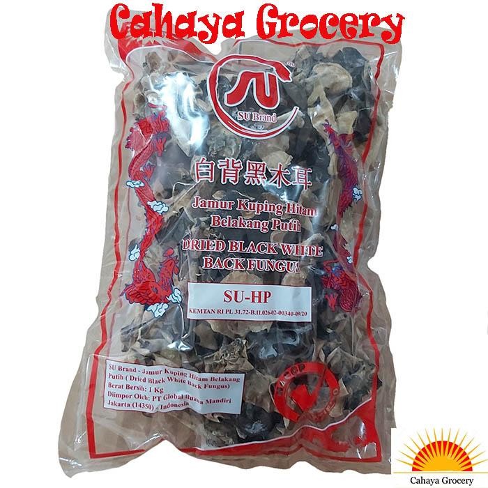 

SALE !!! JAMUR KUPING HITAM WHITE BACK FUNGUS SU BRAND 1 KG READYY