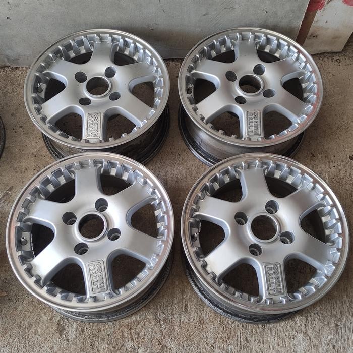 velg enkei rally r14 pcd 114 x 4 lebar 6 et 25 corolla dx kijang masuk