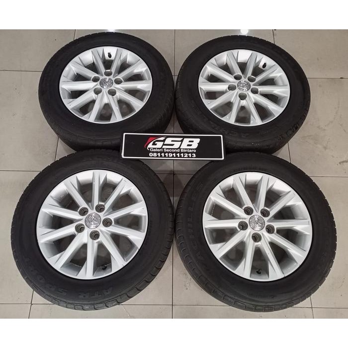 Velg Mobil Bekas Camry Ring 16 Pcd 5x114,3 + Ban 215 60 R16