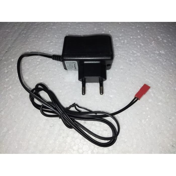 PAKET BATRE RC MOBIL REMOT 4.8V 4,8V 2000MAH SOCKET MERAH + CHARGER