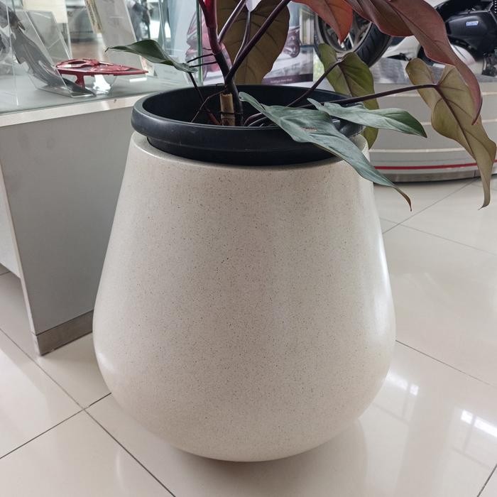 Pot Teraso Dekorasi Taman Model Gendang Kode 622