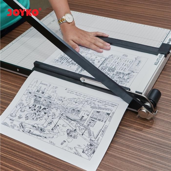 

Joyko Paper Cutter A3 Metal / Pemotong Kertas A3 Besi Kertas Foto Kantor Joyko PC-3846