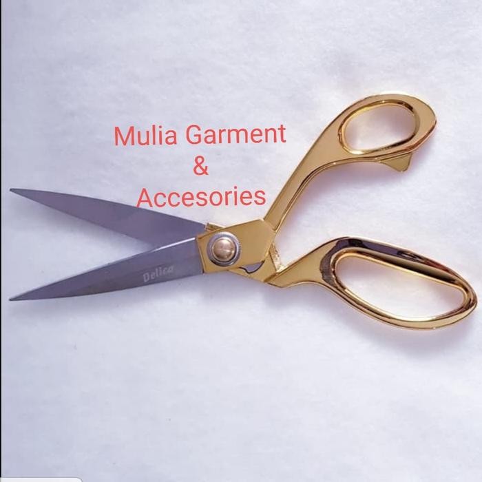 

Gunting kain Gagang Gold Stainless Panjang 9,5