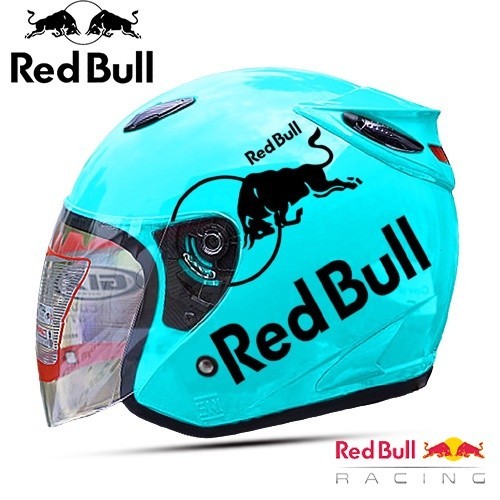(Expert) Helm Half Face Dewasa Ink Centro Kw SNI Motif Red Bull Helm Pria Dan