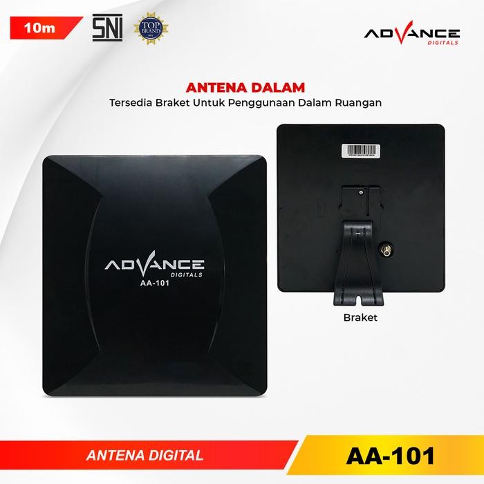 Langsung diproses Advance AA-101 Antena Booster TV Digital Cocok untuk TV tabung dan LED Support