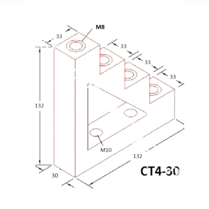 (Expert) Step Isolator Busbar Support EWIG CT4-30.