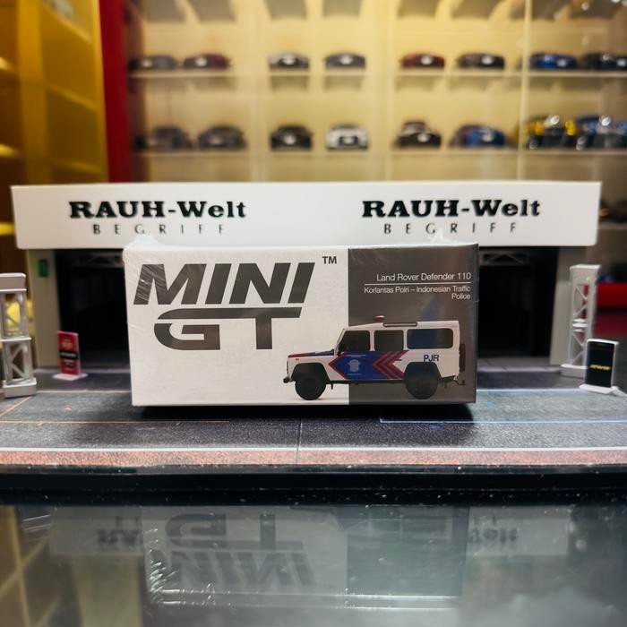 Mini Gt Chase 157 Land Rover Defender 110 Pjr Korlantas Polri Ems