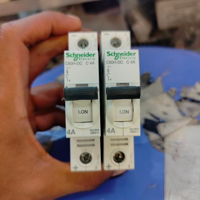 Mcb Schneider C60H-Dc 2A 4A 1Phase 1P Mcb Dc Schneider