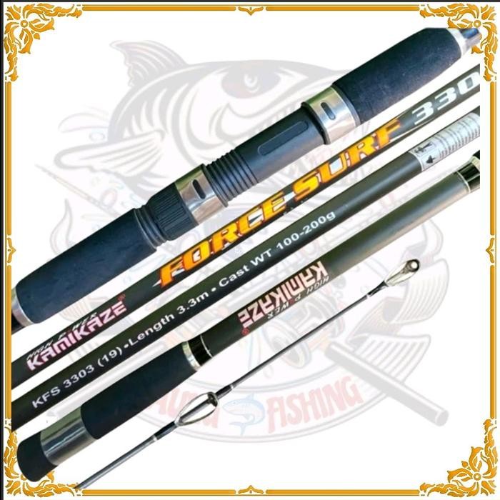 Joran Surf Kamikaze Force 300Cm 330Cm Sambung 3