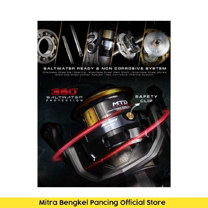 Reel Daido Baratus 1000 - 6000 Salt Water Power Handle Reel Pancing Original