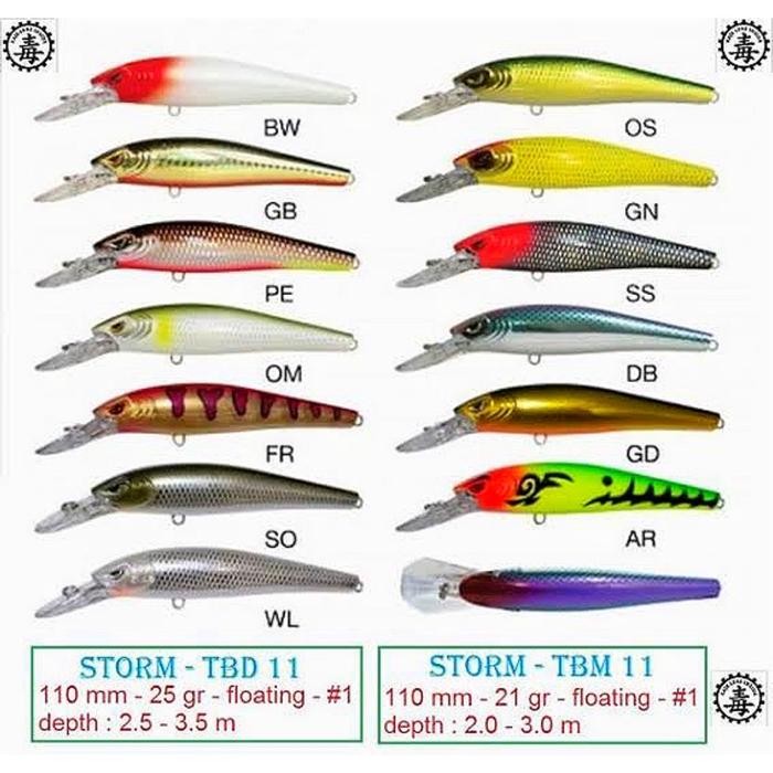 Ready Stock  Umpan Storm Thunder Barra Deep 11Cm / 25Gr