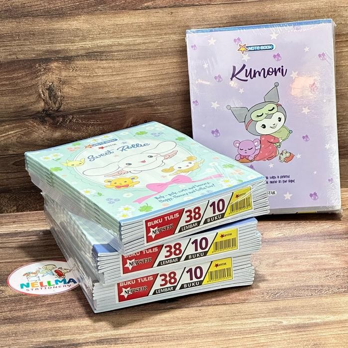 

Product Laris Buku Tulis 38 Lembar Karakter Kuromi Newstar Isi 10Pcs Buku Tulis Anak Cewek