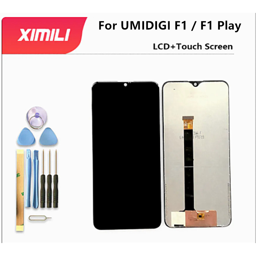 6.3 inch For UMIDIGI F1 Play LCD Display+Touch Screen Assembly 100% Original LCD+Touch Digitizer for