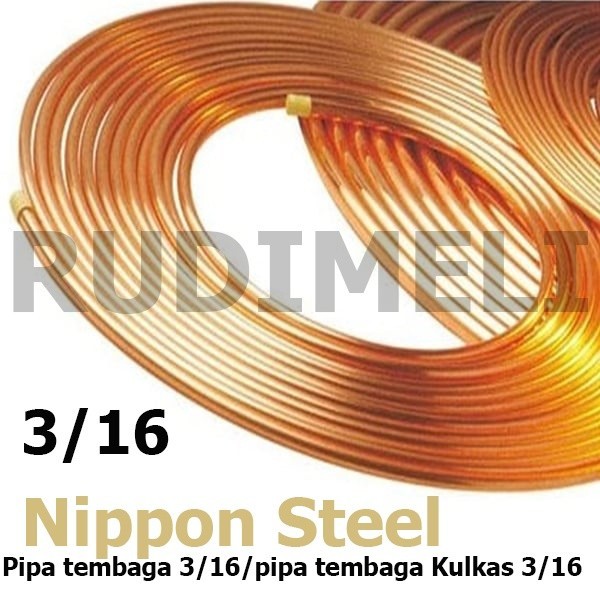 (Expert) Pipa tembaga 3/16, pipa tembaga Kulkas 3/16 merek Nippon