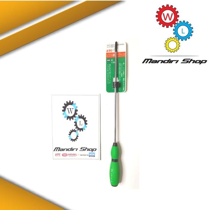 PREMIUM OBENG KTC GAGANG KARET MAGNET MINUS KTC D7SM-420