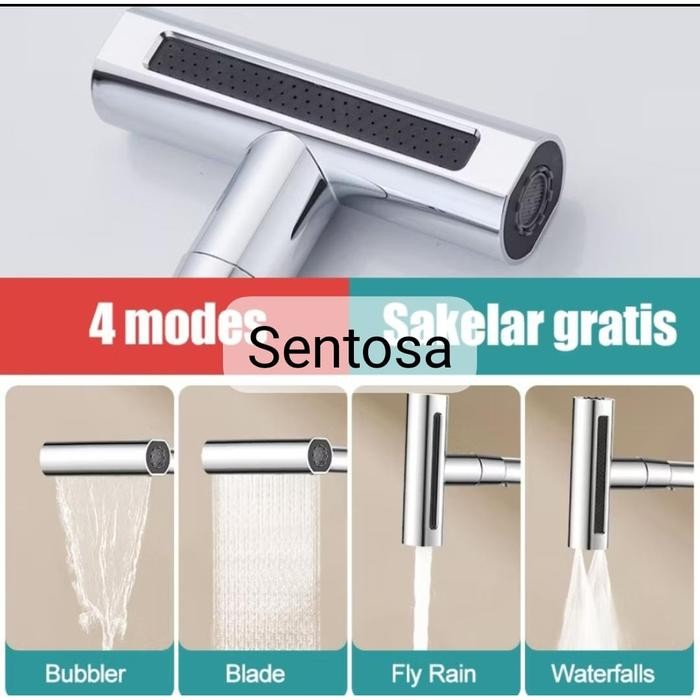 KRAN CUCI PIRING AIR TERJUN 4 MODE / KRAN AIR CUCI PIRING