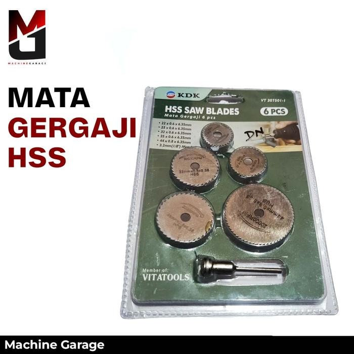 PREMIUM Mata Bor Gergaji Mini Gerinda Potong-Mini Cutting HSS Set