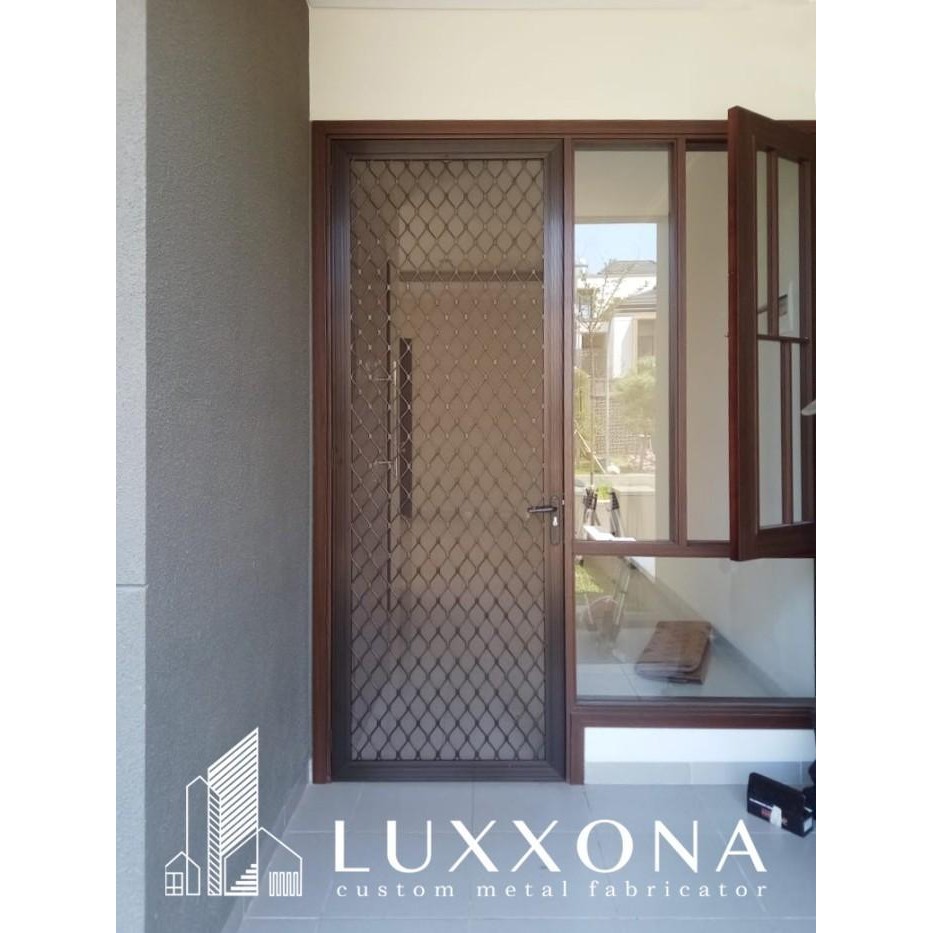 PREMIUM Pintu Expanda Super Premium. Bahan alexindo + Kasa nyamuk Magnet