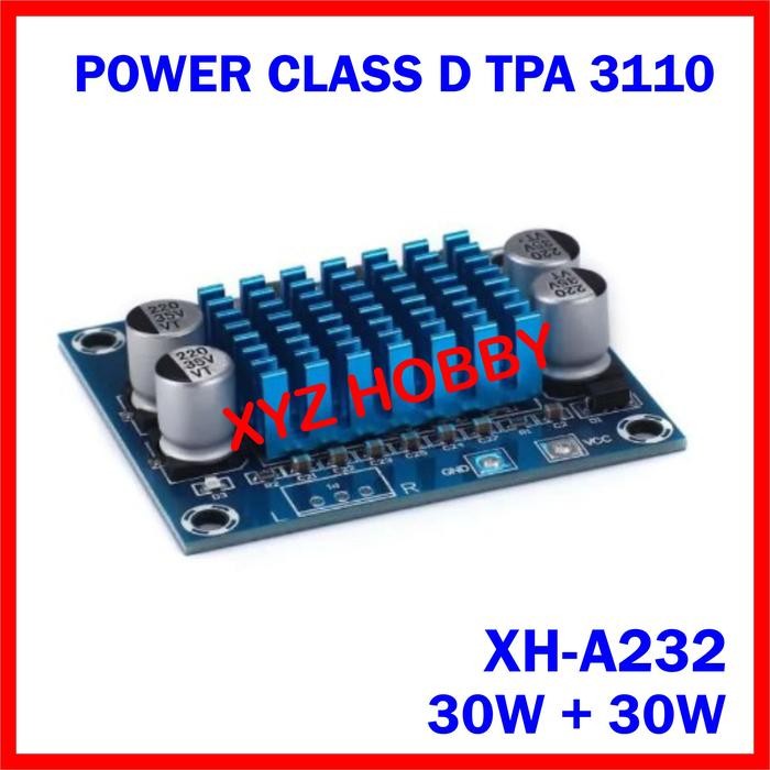 Terlaris Xh-A232 Tpa3110 Class D Power Amplifier 2X30W Tpa 3110 Xha 232 Ongkir Termurah