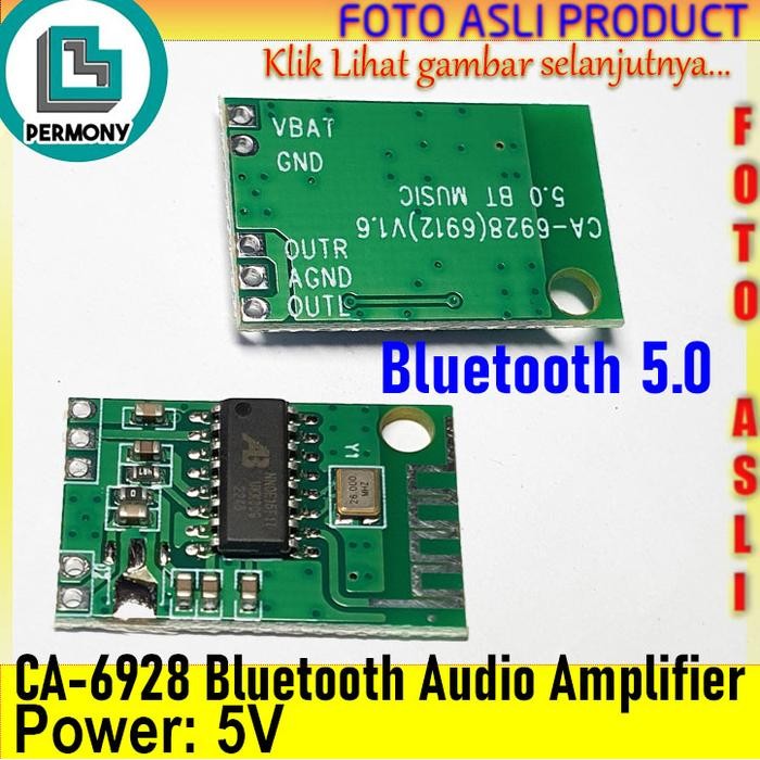 Terlaris Pcb Ca-6928 Bluetooth Audio Receiver Amplifier 5.0 Modul Ca6928 Ongkir Termurah