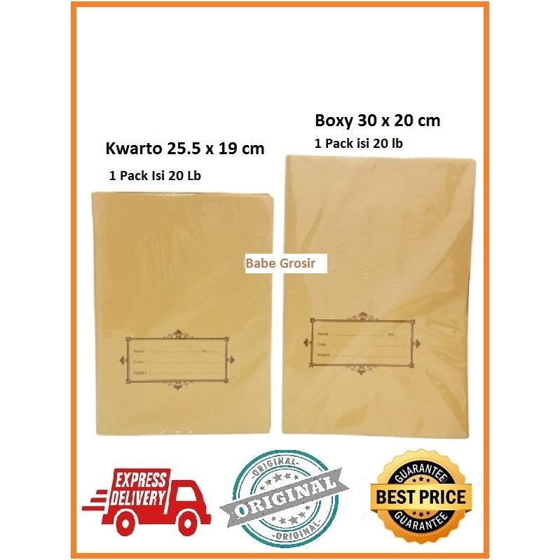 

SAMPUL COKLAT UKURAN KUARTO & BOXY / SAMPUL COKLAT BUKU TULIS