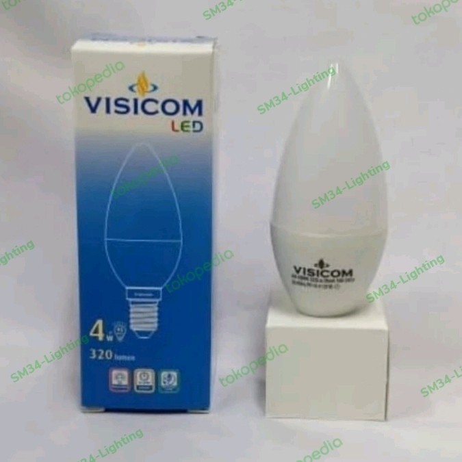 (Expert) Lampu Bohlam 4watt 4000k Frosted E14 Lampu Pijar LED Hias Fiting Kecil