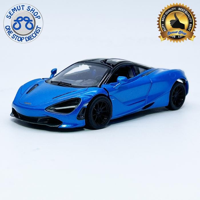Kinsmart Mclaren 720S Polos Miniatur mobil Sport McLaren 720 s