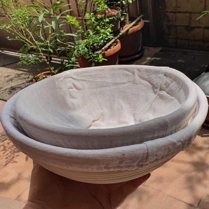 

Banneton Bulat + Cloth Liner Untuk Dough 900Gr Gratis Ongkir